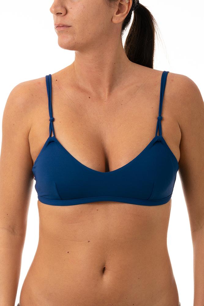 MIX REGGISENO BRASSIERE DONNA BLU NAVY GIOVI TRITONE BE BEACH